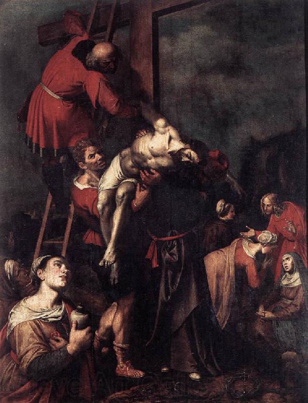 FRANCKEN, Ambrosius Descent from the Cross dfg Germany oil painting art